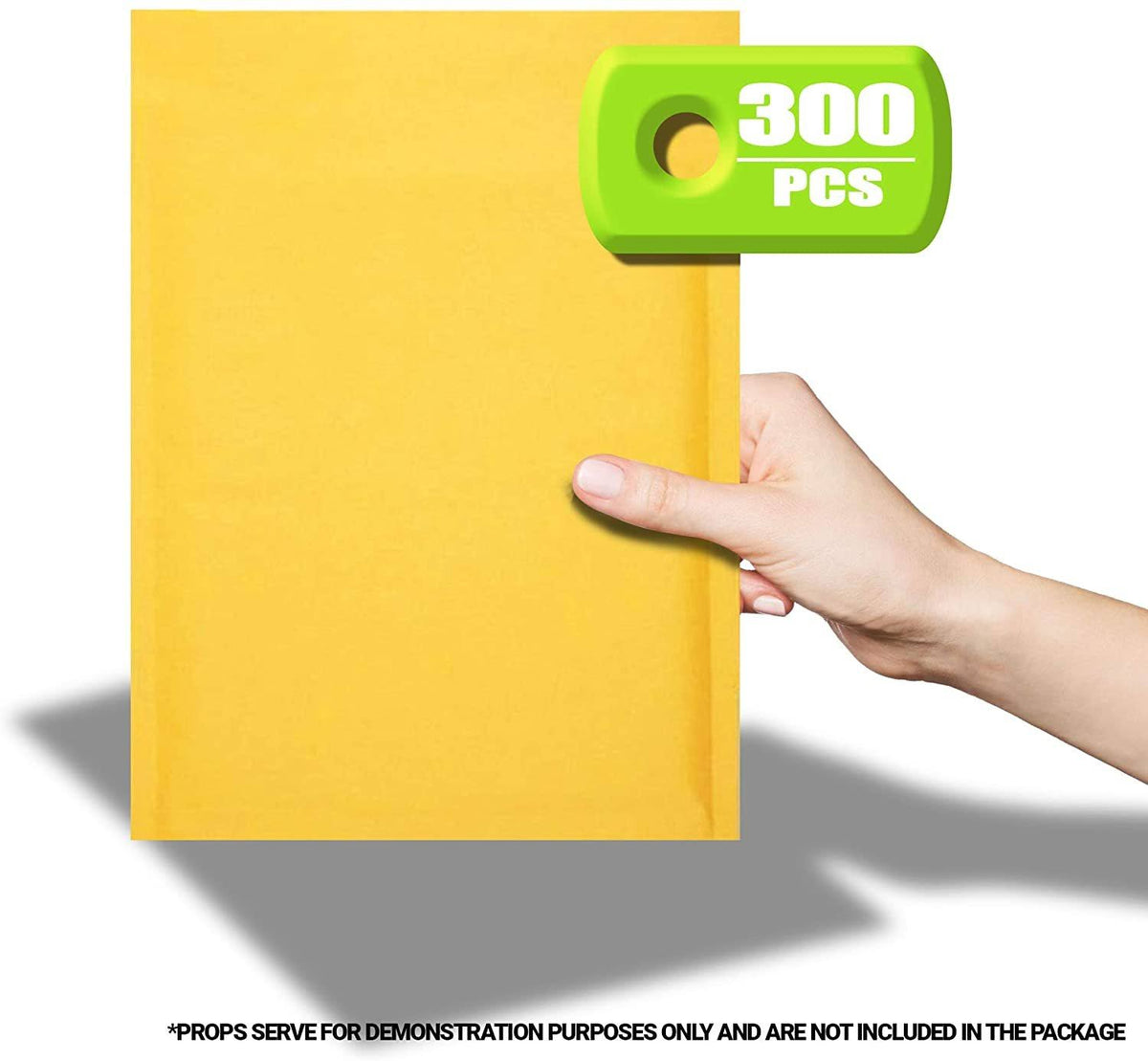300 Pack Kraft Self Seal Bubble Mailers Padded Envelopes 10.5x22 x 15x22 R51868
