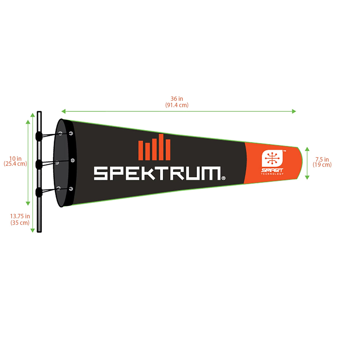 10x36in Airfield Windsock N246512