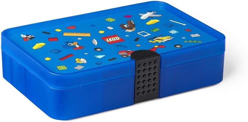 Blue Lego Sorting Box with Organizing Dividers G929