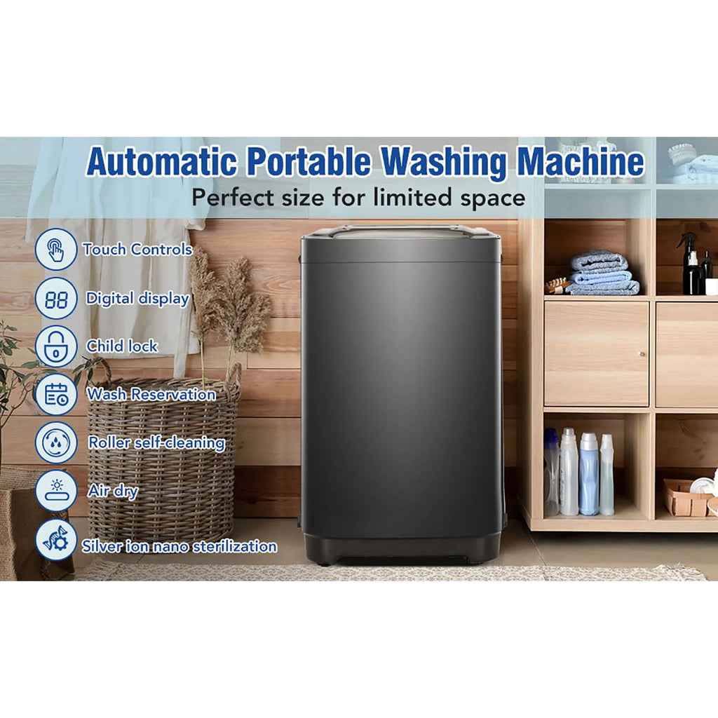 Portable Automatic Washing Machine 8 Water Levels 10 Programs W5645