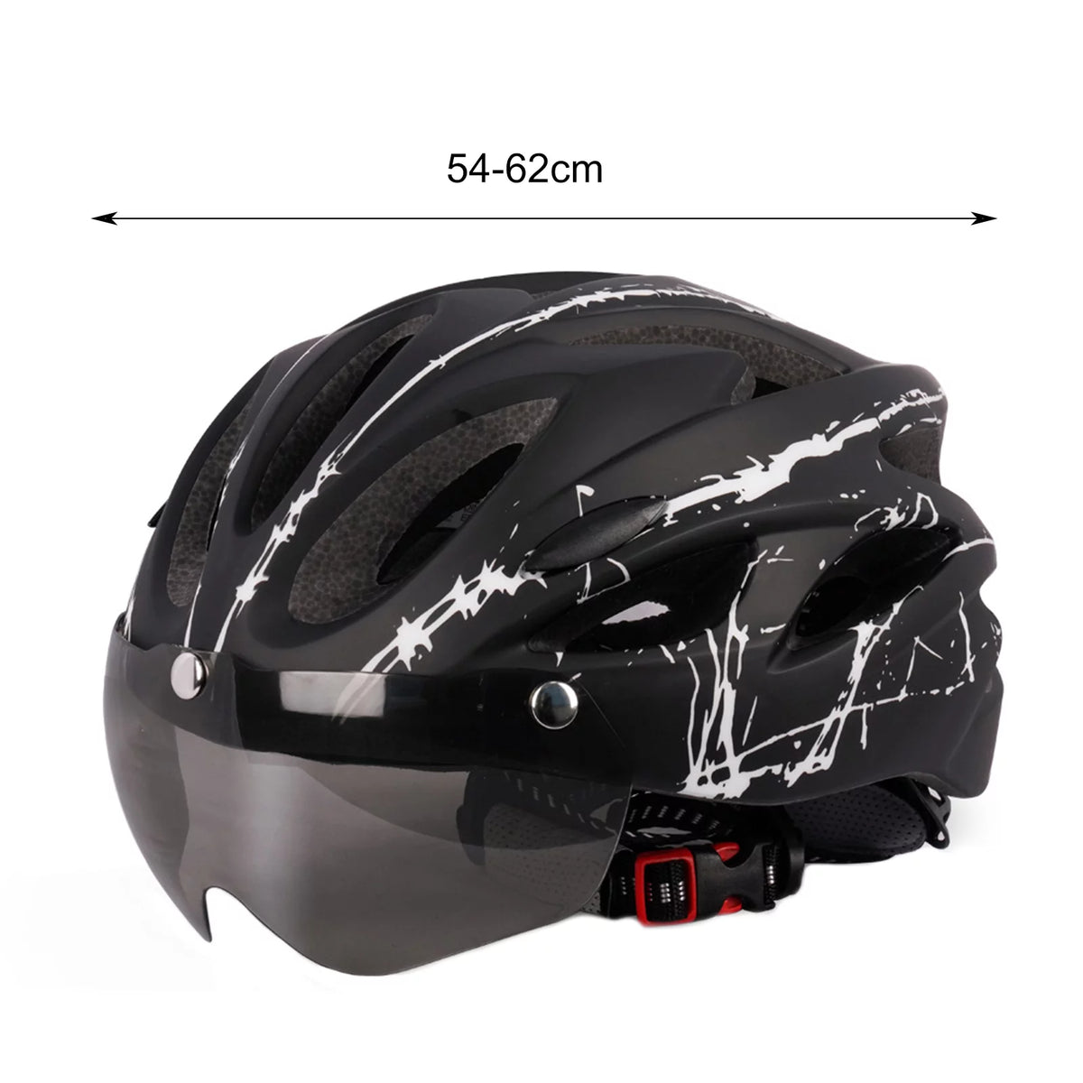 Ultralight Adjustable Cycling Helmet with Goggles N532005