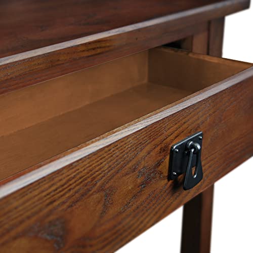Medium Oak Solid Wood Console Table R9382