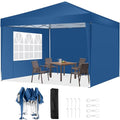 10x20 Pop Up Canopy Tent with 6 Sidewalls White E735916