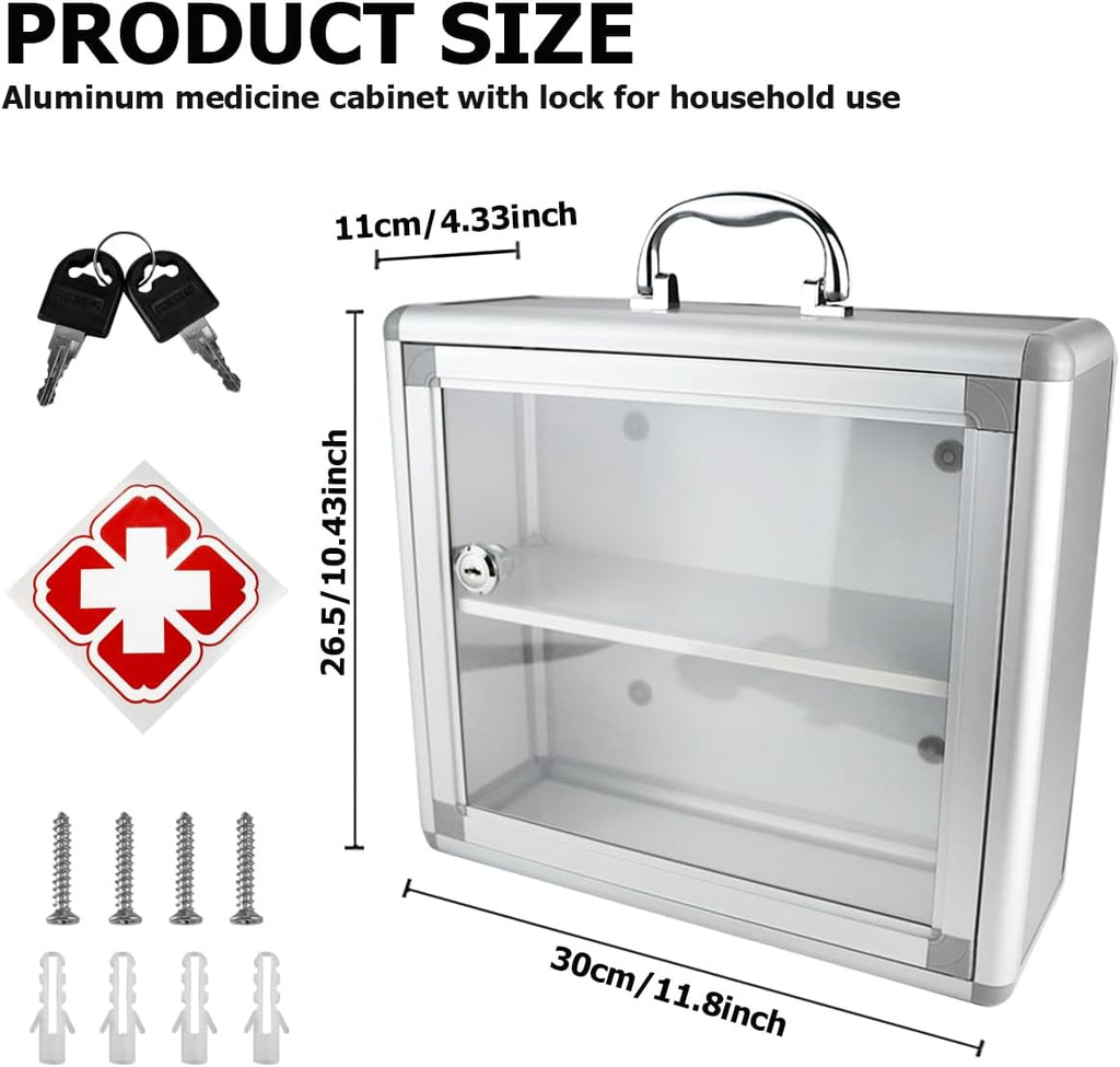 Lockable Storage Containers Set of 1 I860739