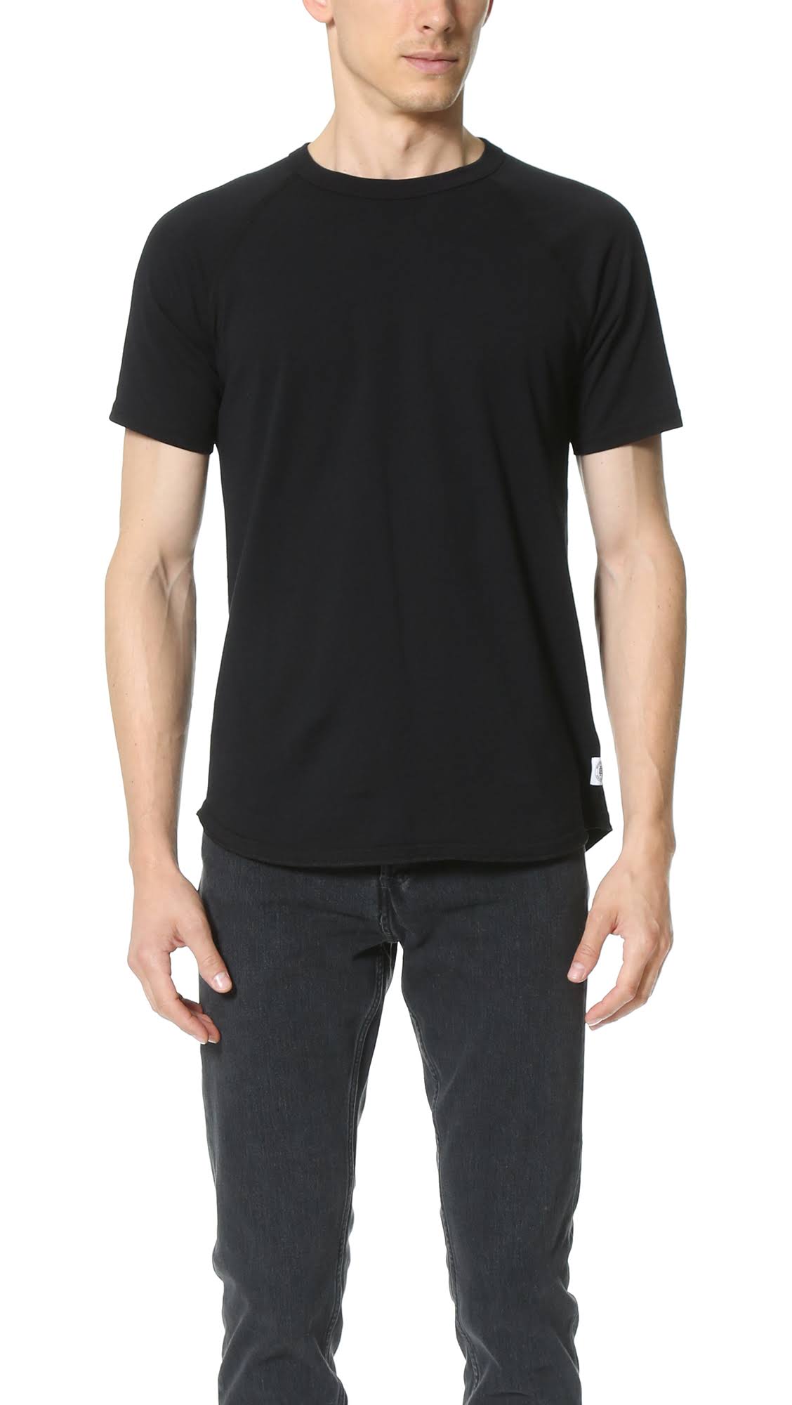 Black Raglan Tee M4482