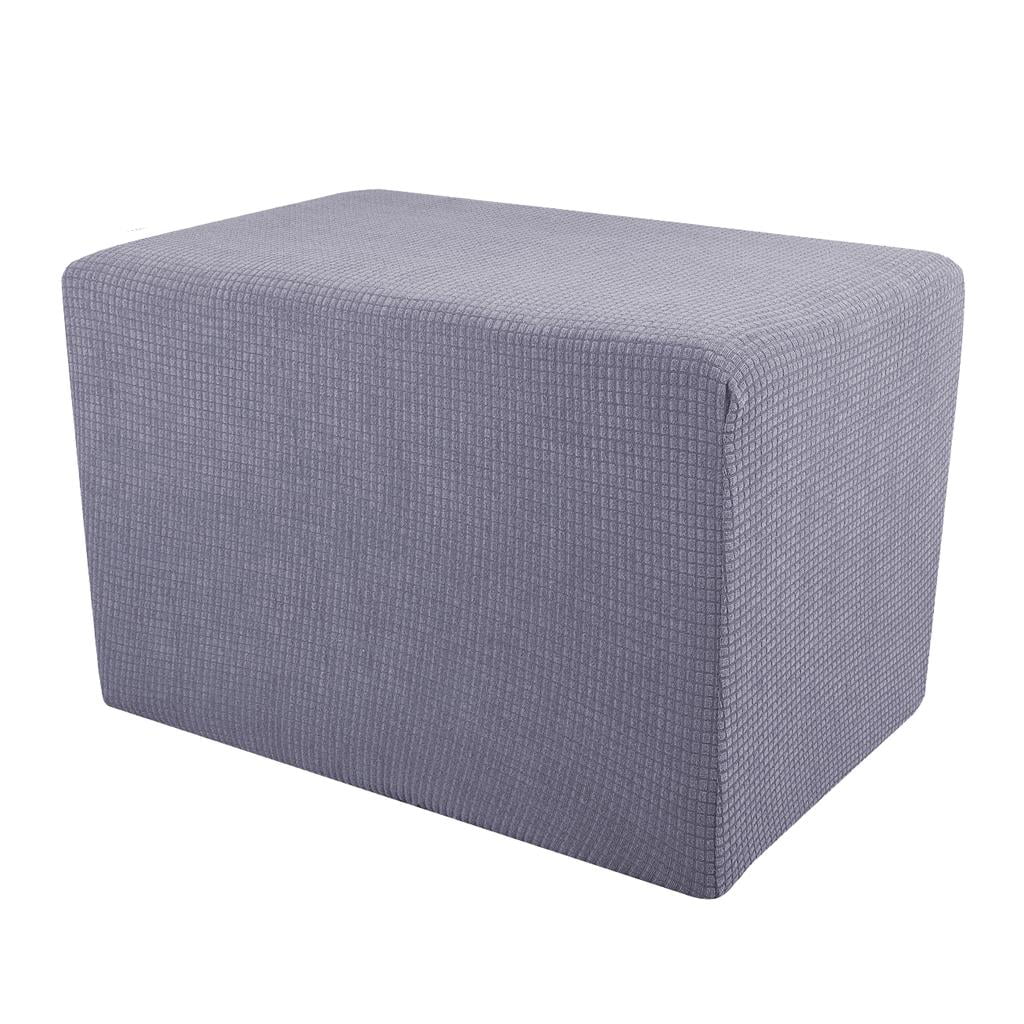 Light Grey Storage Ottoman Z469309