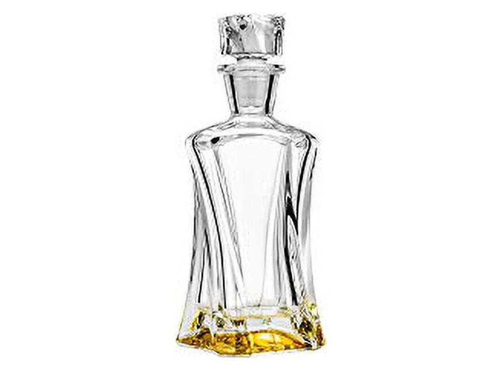 Crystal Whiskey Decanter & Glasses A124