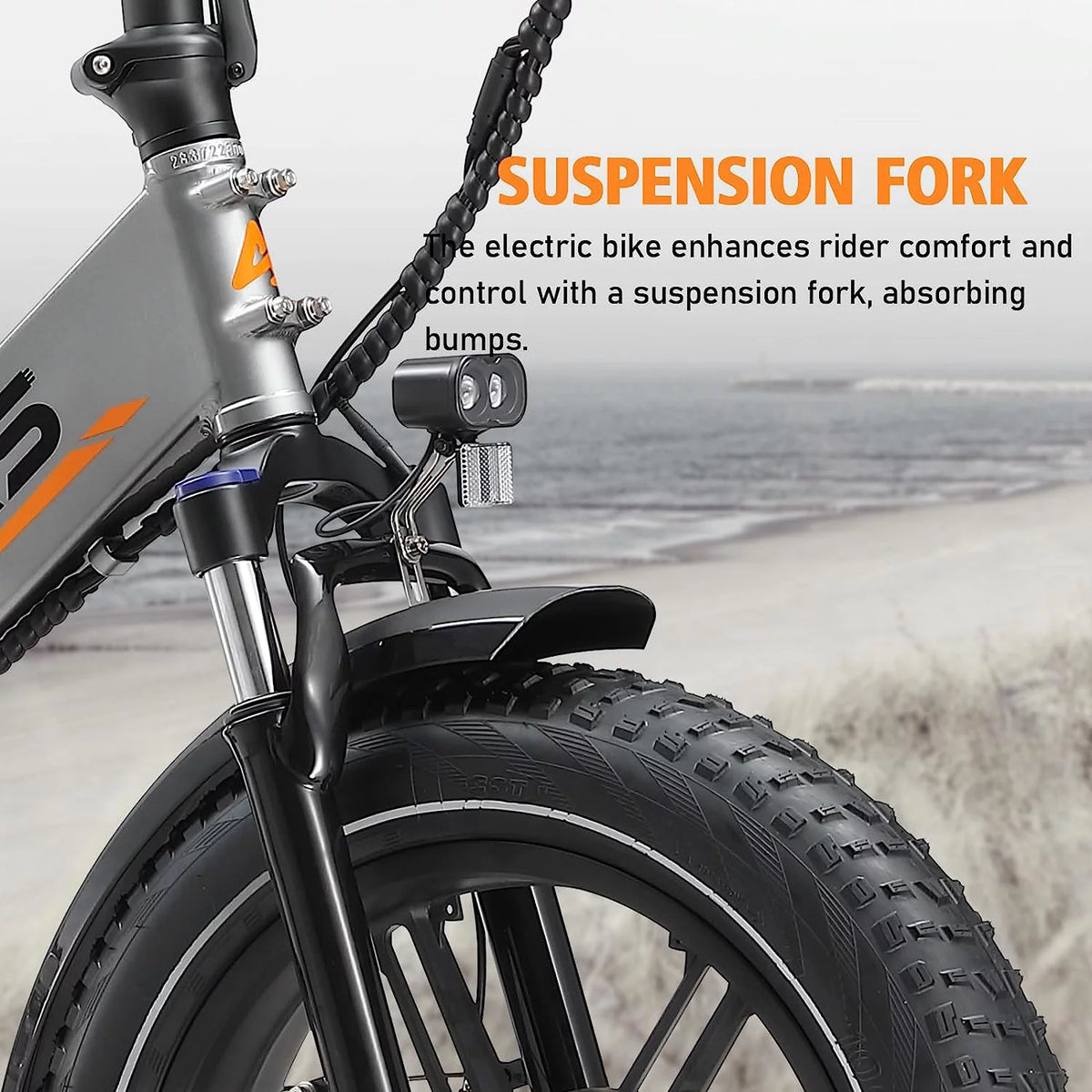 Folding Electric Bike 750W 48V 20inch Black K592551