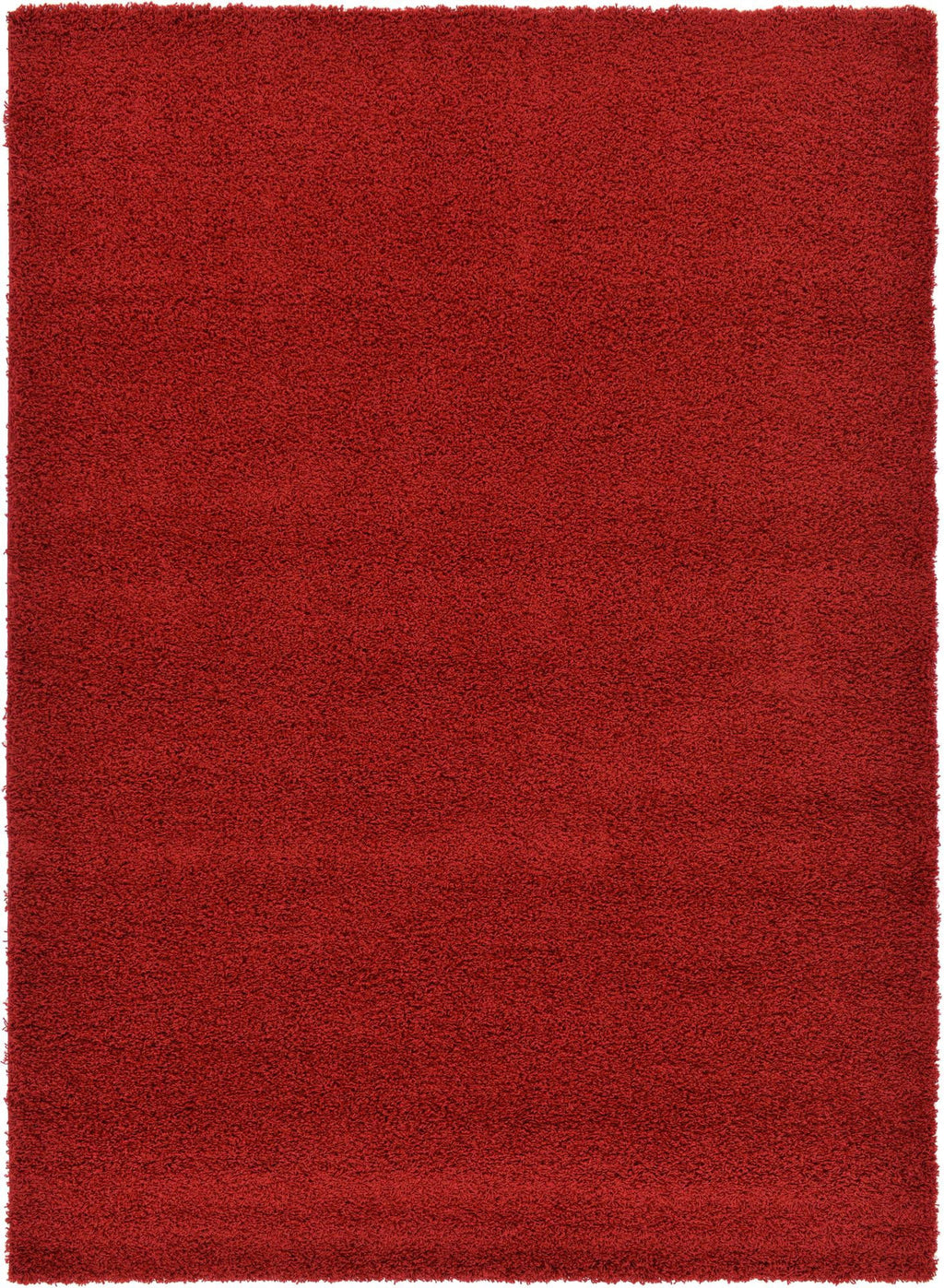 Cherry Red 7' x 10' Shag Rug E372