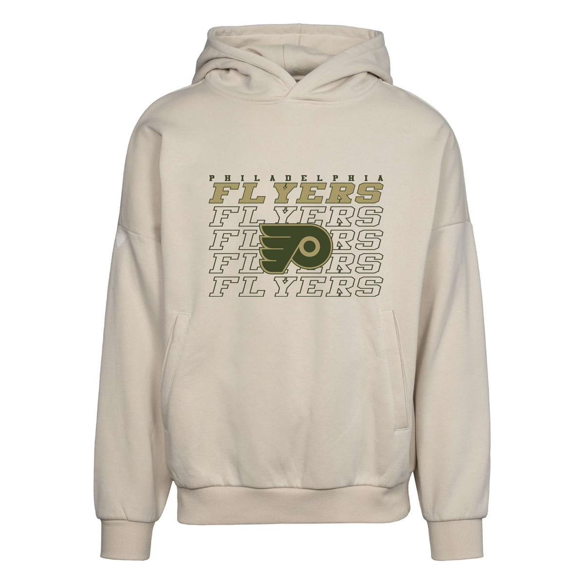 Cream Philadelphia Flyers Pullover Hoodie Y322