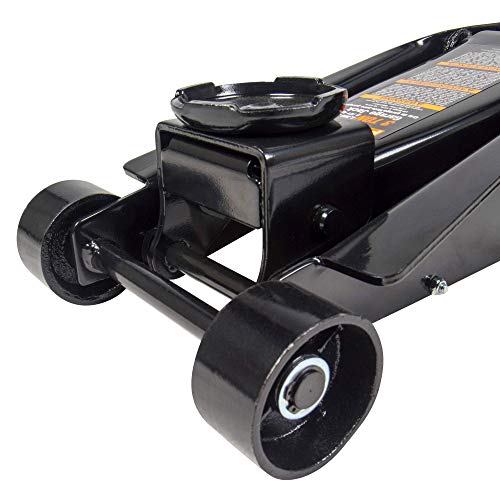3 Ton Heavy Duty Floor Jack Jack Stands Creeper Combo Black C56822