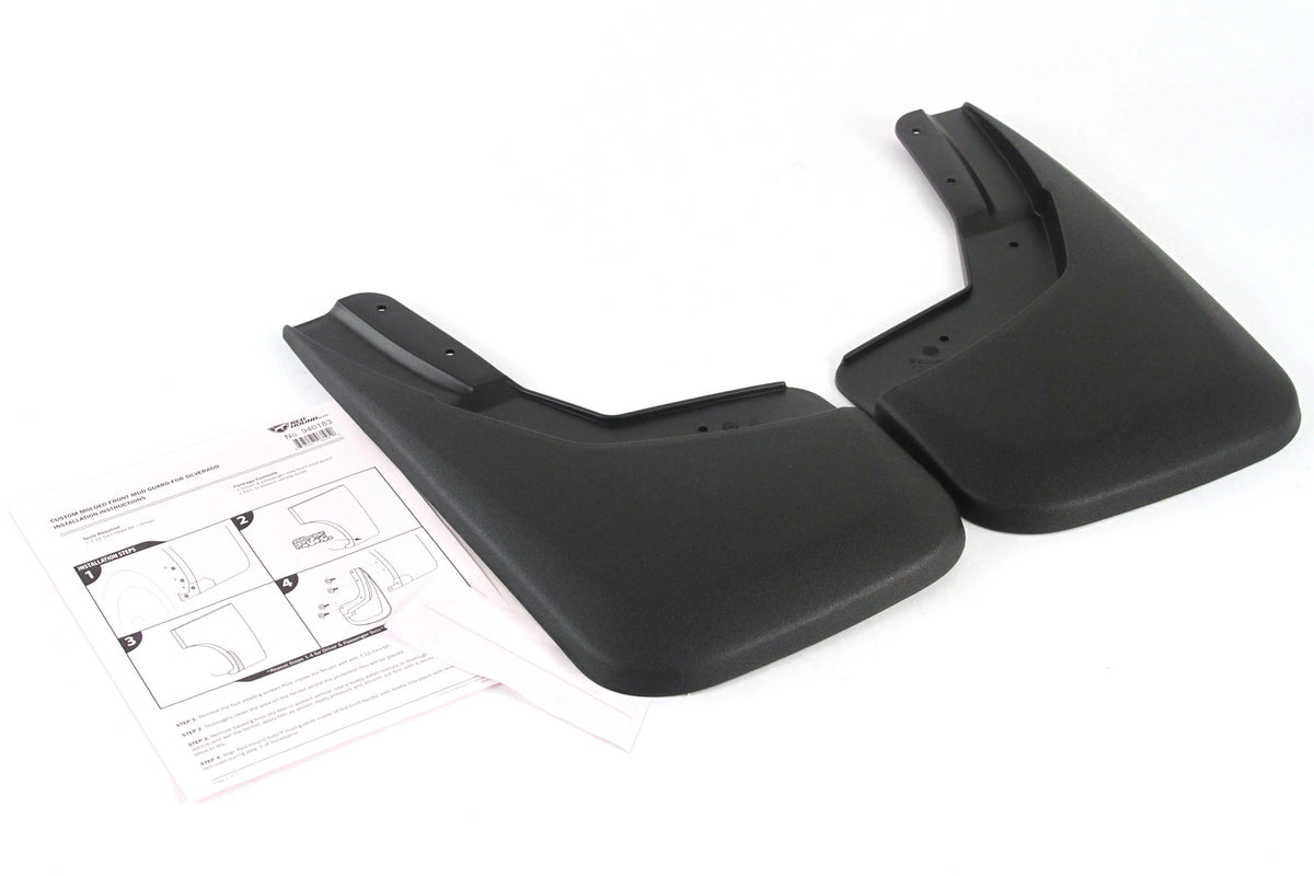 Molded Splash Mud Flaps Guards Front & Rear 4 Piece Set J583