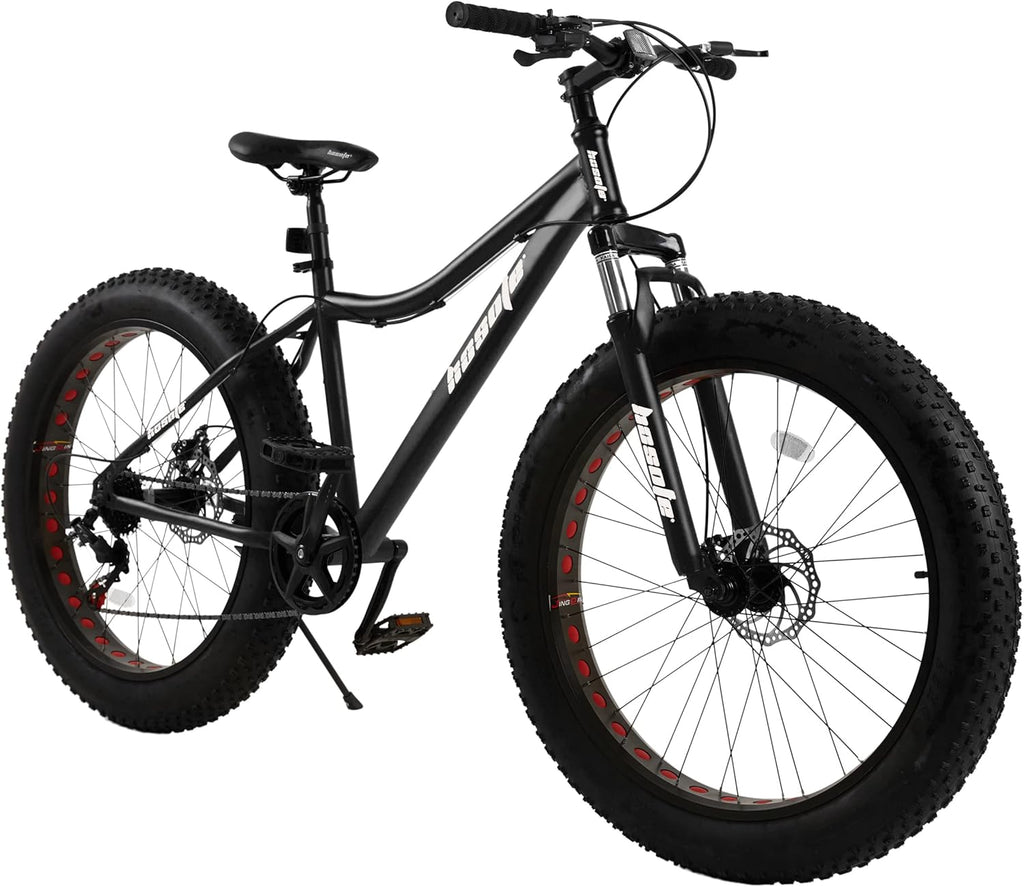 26 inch 7 Speed Double Disc Brake Fat Tire Mountain Bike O2645
