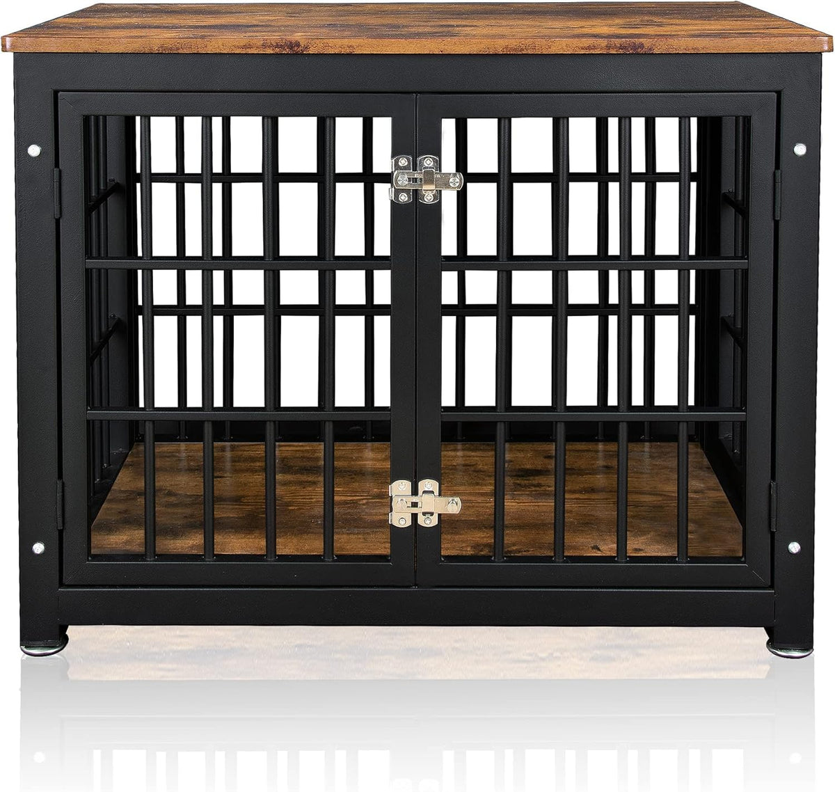 32'' Wood Dog Crate Furniture with Double Doors X8425