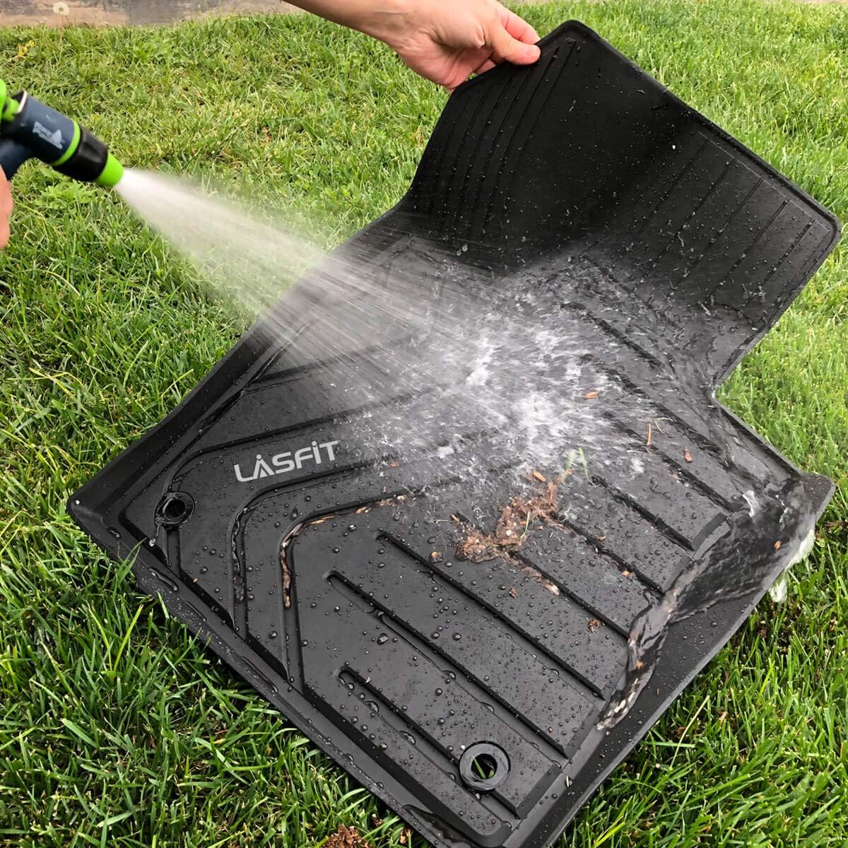 Black All Weather TPE Floor Liners J8109