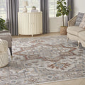 Machine Washable Persian Grey Multi Area Rug 8x10 D44996