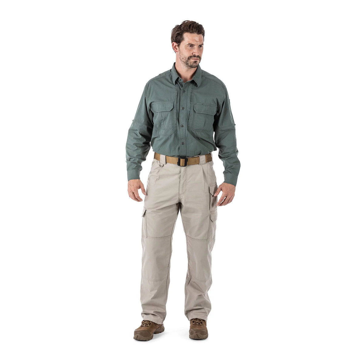Khaki 100% Cotton Work Pants C383997