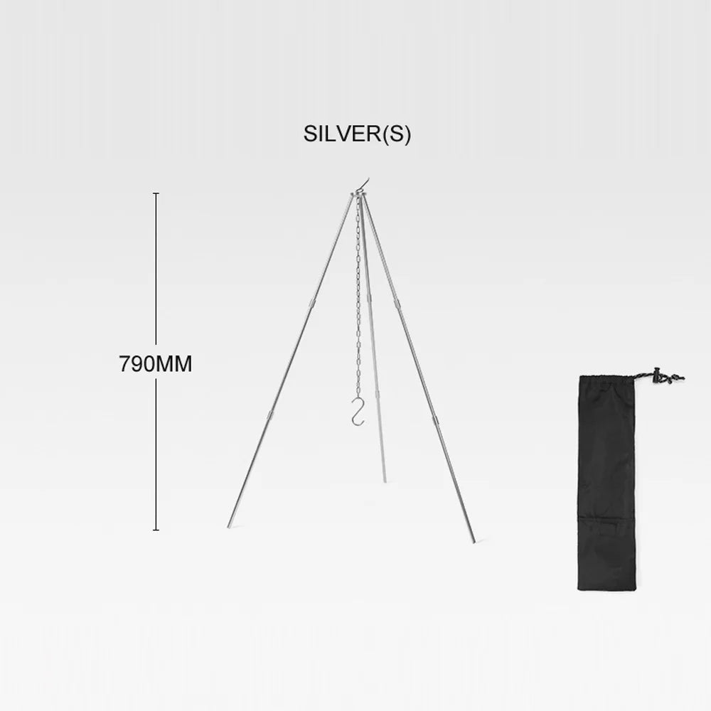 Detachable Campfire Tripod Bonfire Rack W797