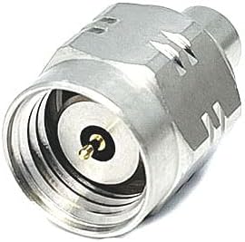 1.85 mm Male to SMPM Male Microwave Adapter, DC to 67 GHz, 50 Ohm, Stainless Steel Body J17690