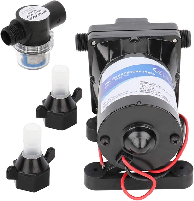 12V 3.0GPM RV Water Pump with Strainer R72305
