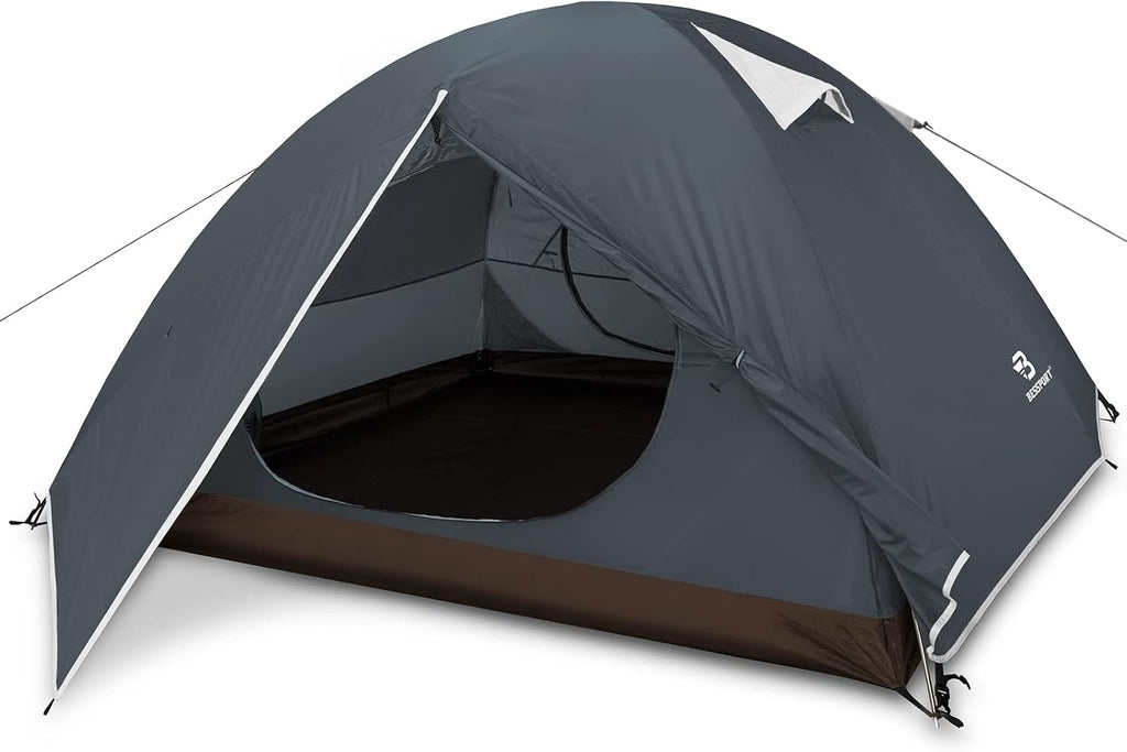 Camping Tent 1 2 3 Person Waterproof Two Doors Lightweight Y32500