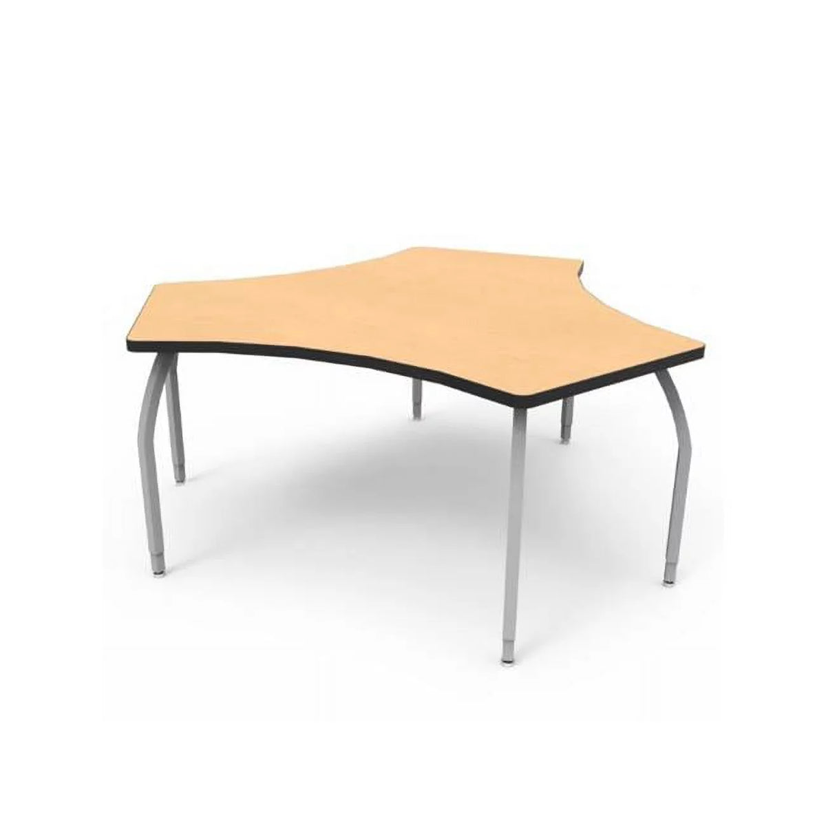 Maple Laminate Desk with 3 Adjustable Legs N46554