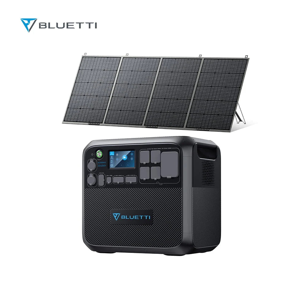 Portable Power Station 2048Wh Solar Generator 2200W AC Output Q150271