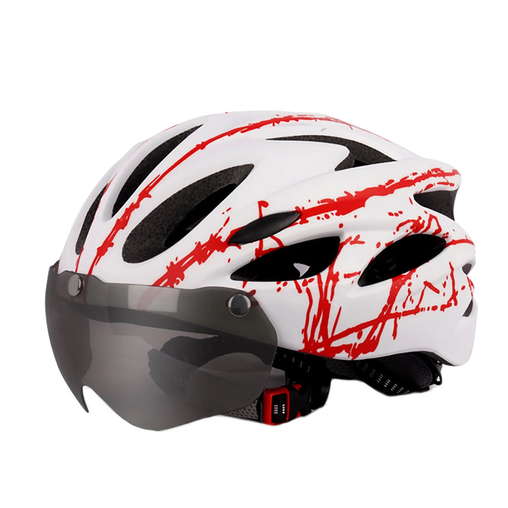 Ultralight Adjustable Cycling Helmet with Goggles N532005