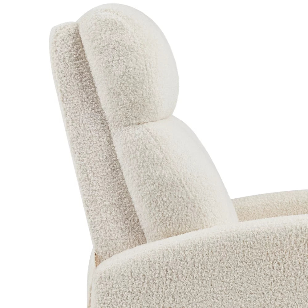 Adjustable Upholstered Boucle Recliner Chair A64181
