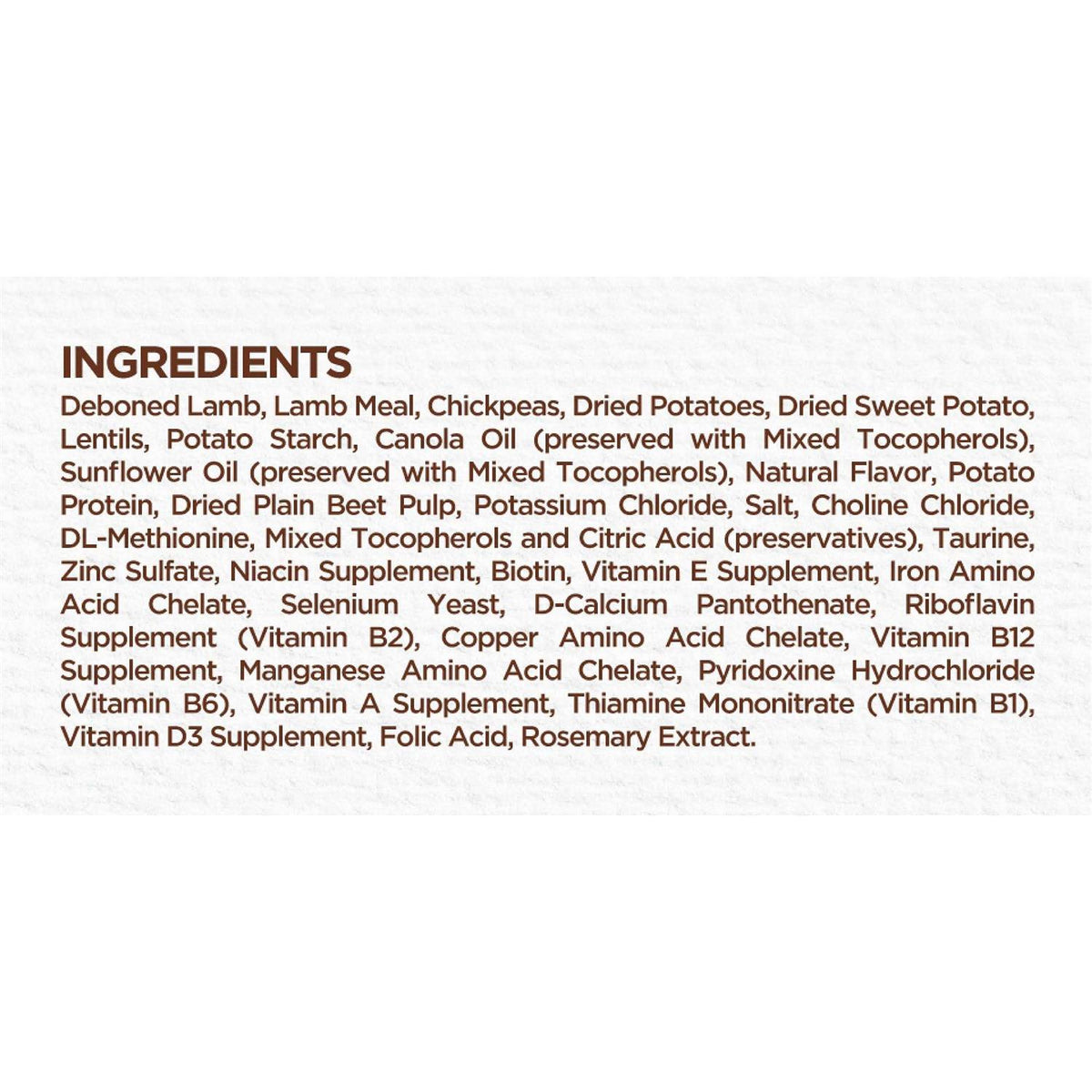 Limited Ingredient Diet Lamb & Sweet Potato Dry Dog Food B645