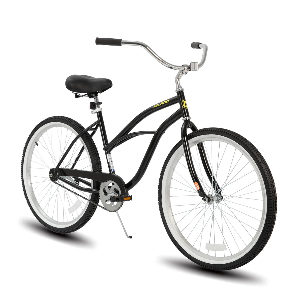 26 inch Red Black Blue Beach Cruiser Bike X5961