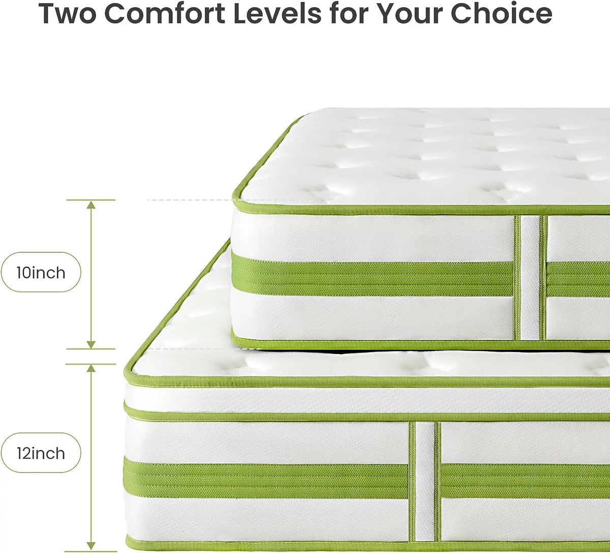 Queen 12 Inch Hybrid Memory Foam Mattress I142