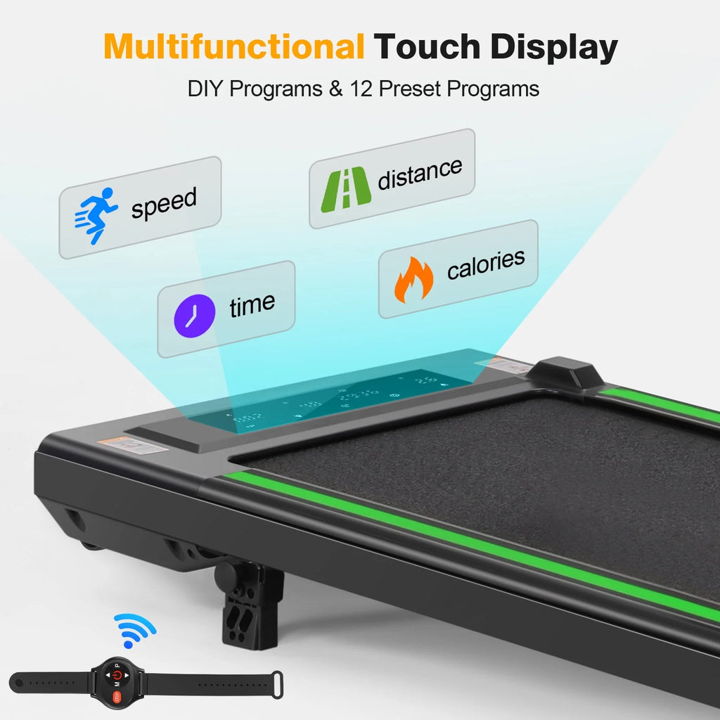 2.5HP Walking Pad Under Desk Treadmill with Remote Control Y334246