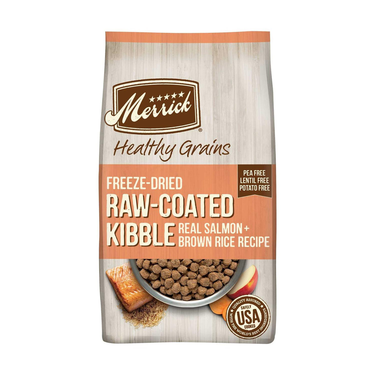 Healthy Grains Freeze Dried Raw Coated Dry Dog Food Brown Rice Recipe W619