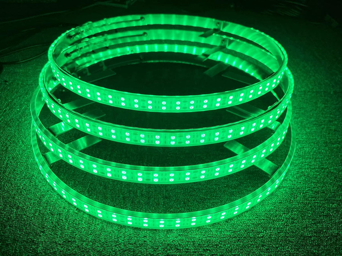 15.5" IP68 Green LED Wheel Rim Lights for Truck M807272