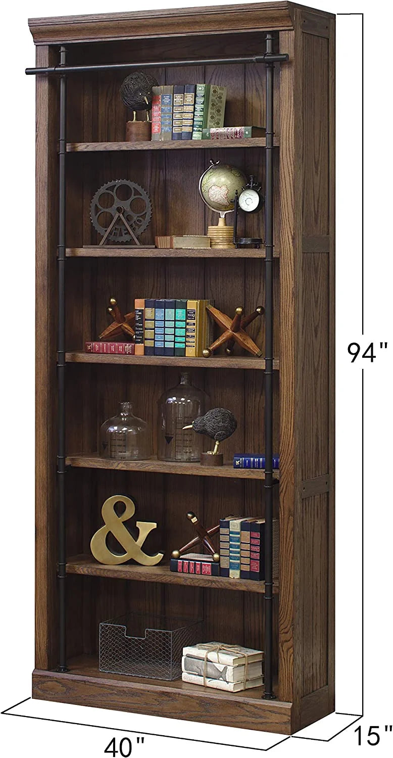 Fully Assembled Brown Bookcase D966017