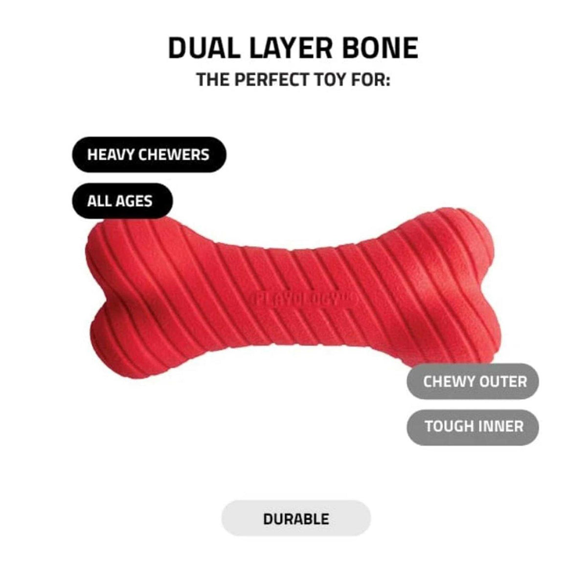 Dual Layer Bone Dog Toy L905258