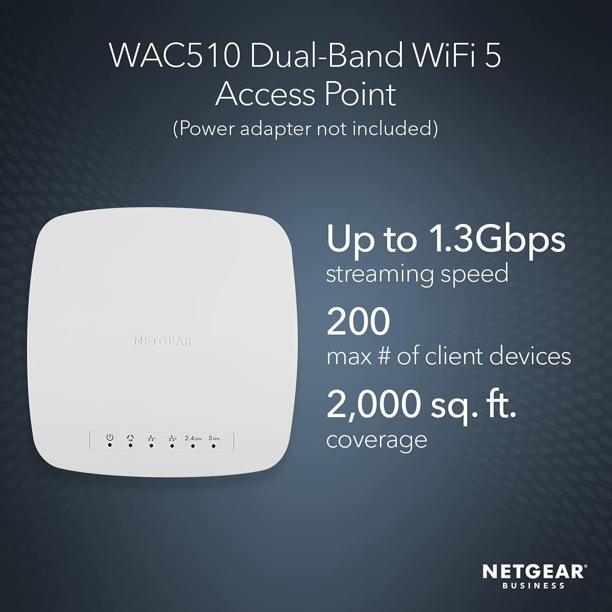 Wireless Access Point Dual-Band AC1300 WiFi, 1 x 1G Ethernet LAN Port, PoE M7326