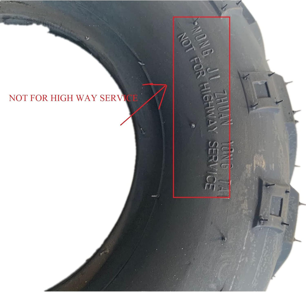 Set of 2 22x11-10 Tubeless ATV Tires N8921