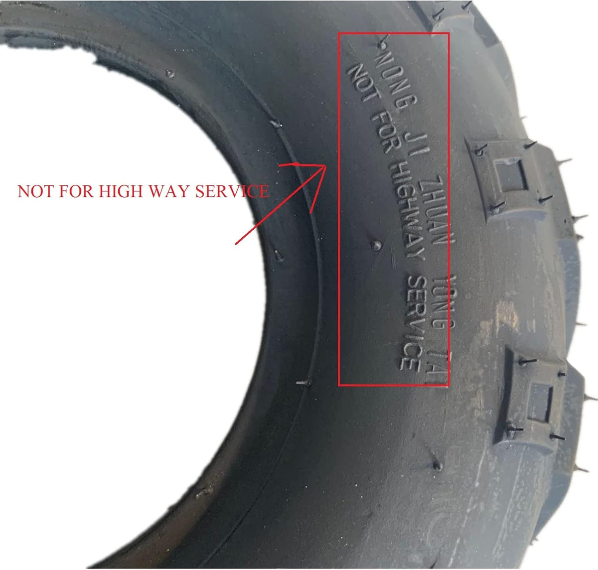 Set of 2 22x11-10 Tubeless ATV Tires N8921