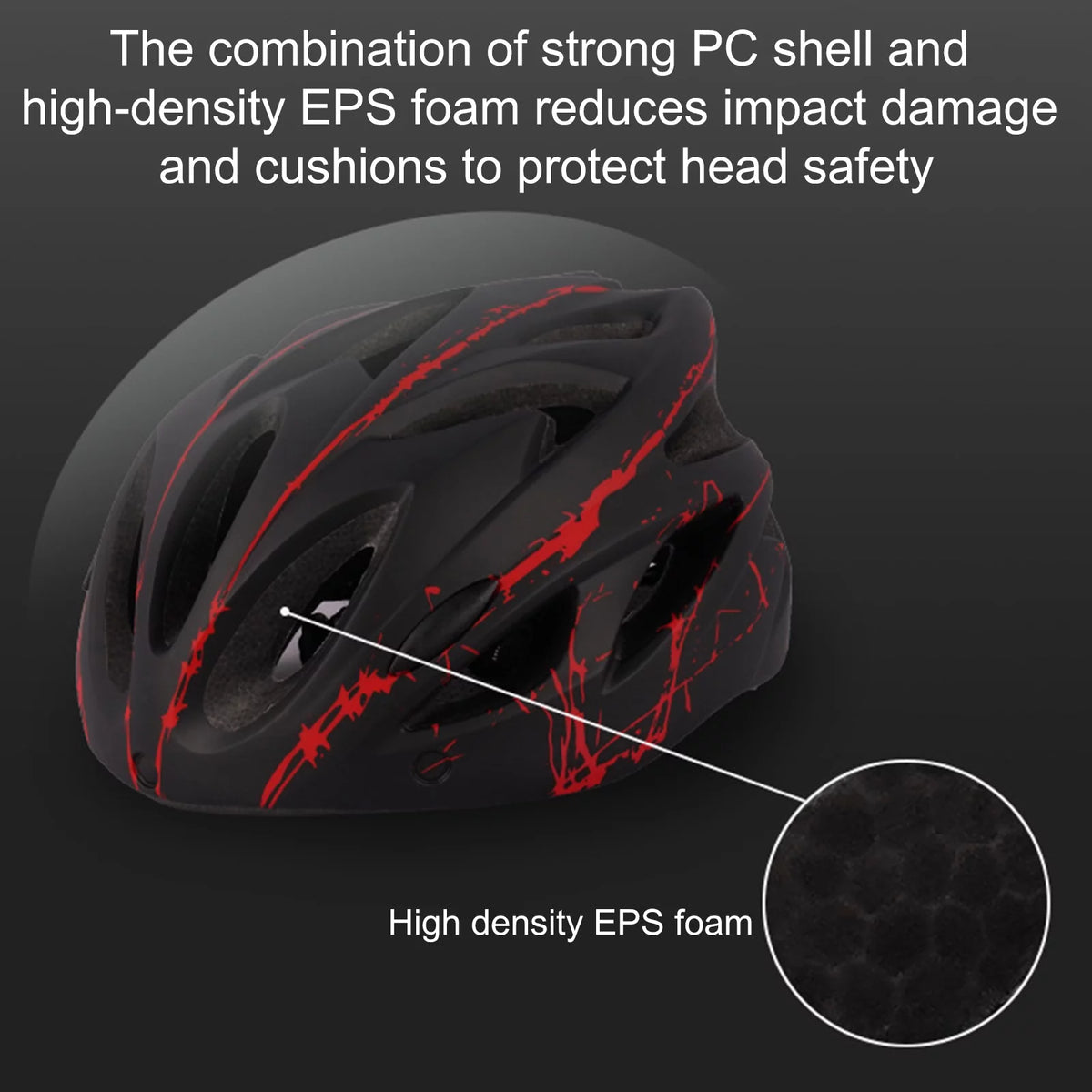 Ultralight Adjustable Cycling Helmet with Goggles N532005