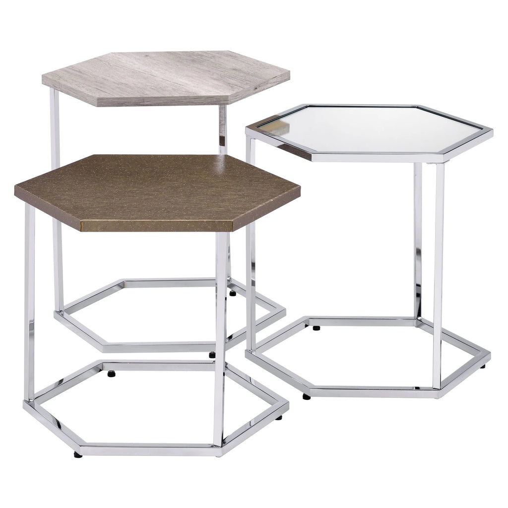 Chrome Nesting Tables P665464