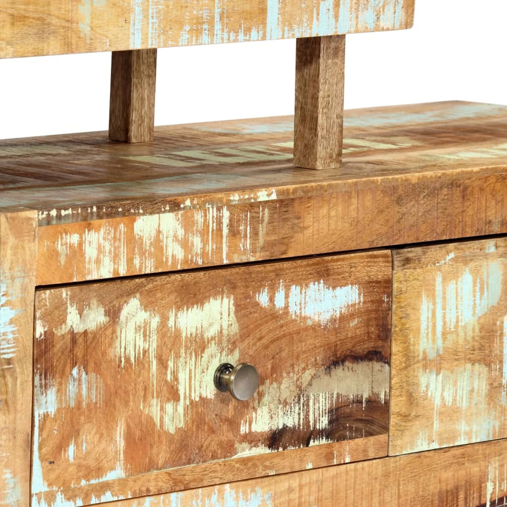 Reclaimed Wood TV Cabinet with Storage Drawers H666298