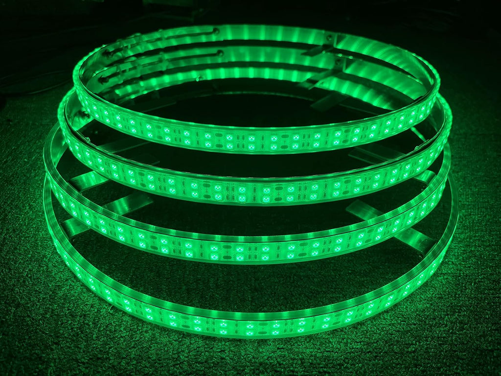 15.5" IP68 Green LED Wheel Rim Lights for Truck M807272