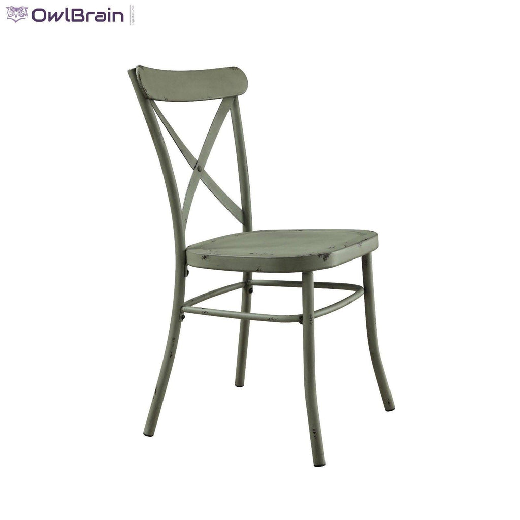 Distressed Green Dining Chair, Set of 2 H66613