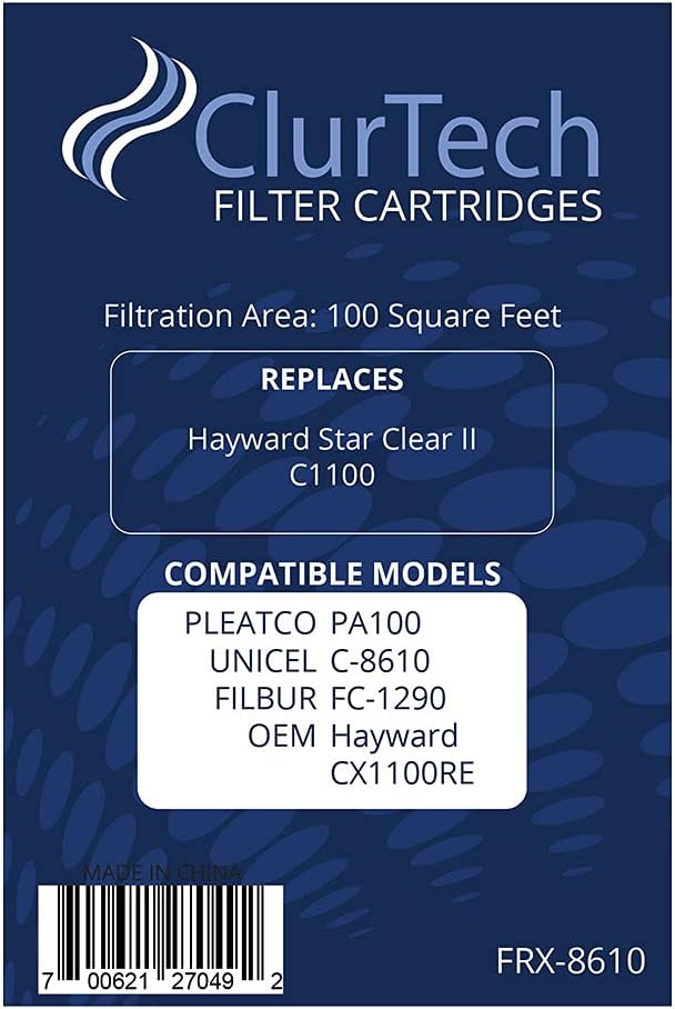 2 Pack White Pool Filter Cartridge E4645