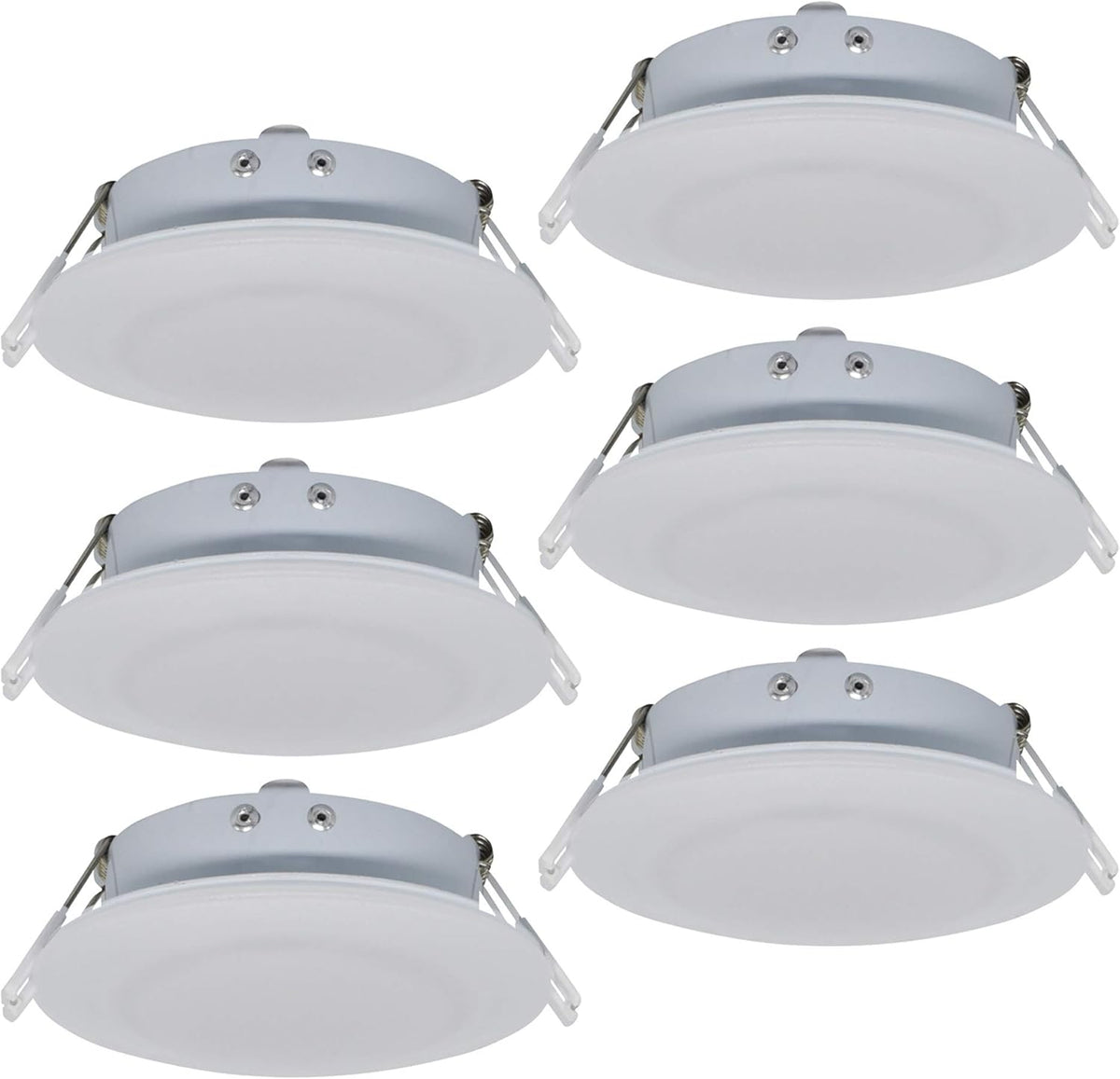 4.5Inch LED RV Puck Light Full Aluminum Recessed Ceiling Lights Pack of 6 A85047