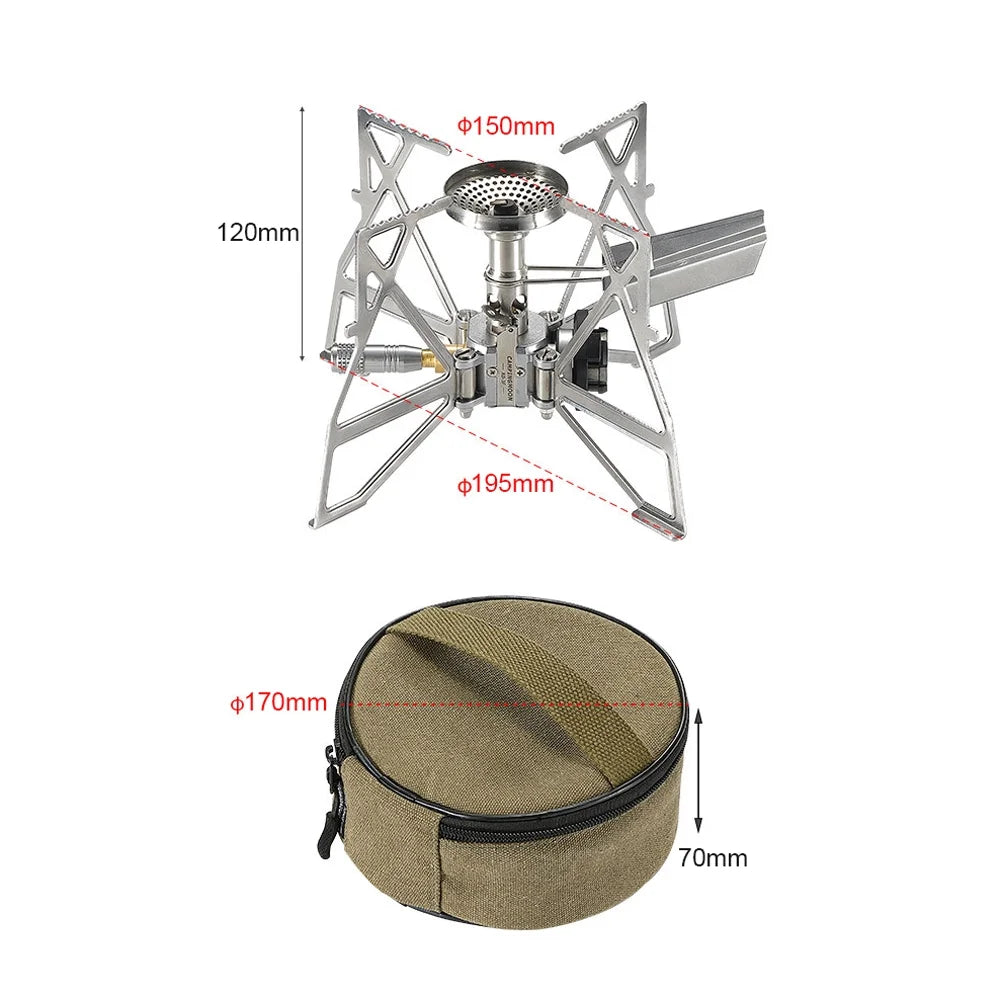 Electronic Ignition Camping Metal Stoves with Storage Bag C110