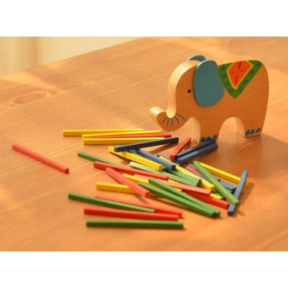 Wooden Stackable Building Blocks Set B498