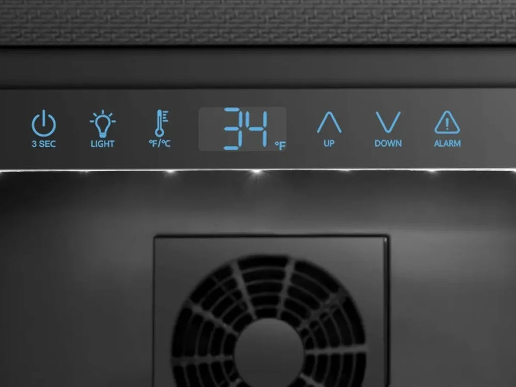140-Can 5.4 CU. FT. Freestanding Stainless Steel Beverage Cooler E78844